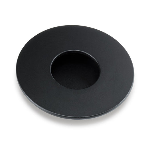 Jaladera Embutir Negro Mate - Minimalista para Muebles Modernos