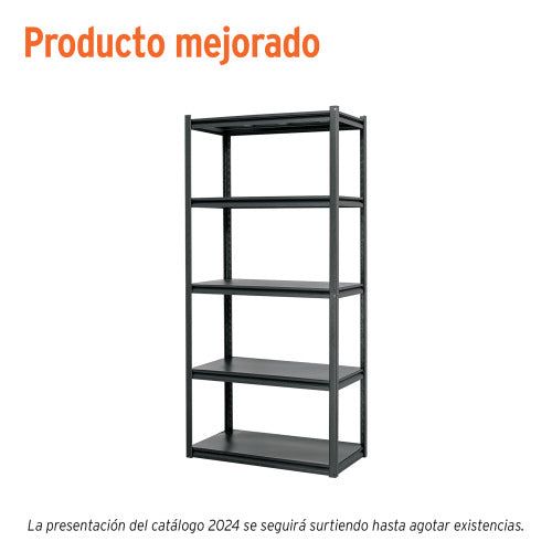 Estante Metálico 5 Niveles 80kg - Resistente y Duradero