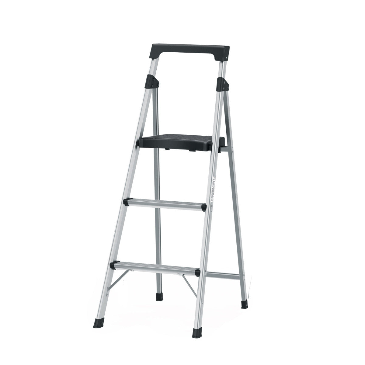 Escalera Tubular Plegable 3 Peldaños - Compacta y Segura