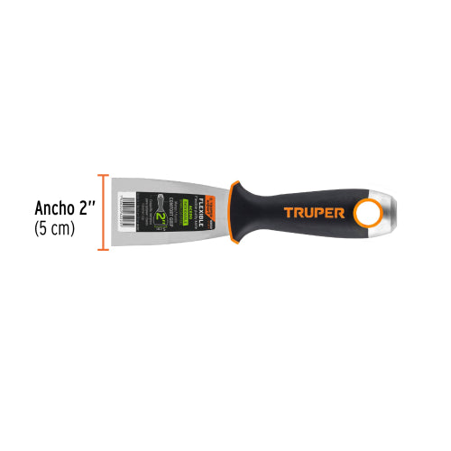 Espátula Flexible Truper Acero Inoxidable ET-2FX