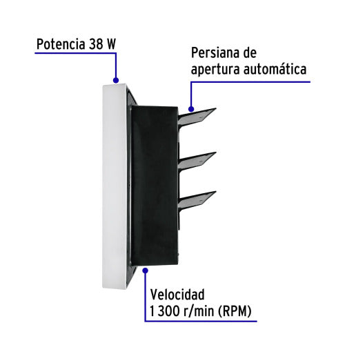 Extractor Industrial de Aire 10", Potente y Eficiente