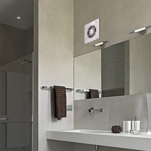 Extractor de Aire 5" Blanco - Potente y Compacto