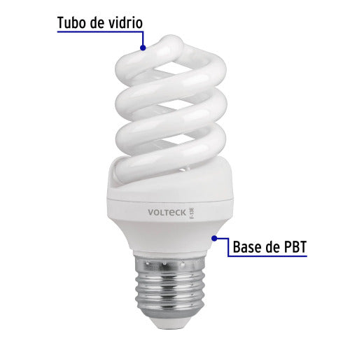 Foco Ahorrador Espiral 13W Luz Día | Eficiencia Energética