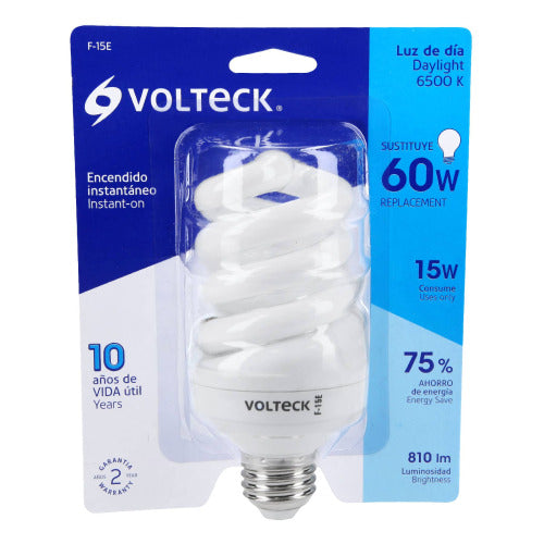 FOCO15 W ESPIRAL VOLTECH - Ahorro Energético Máximo