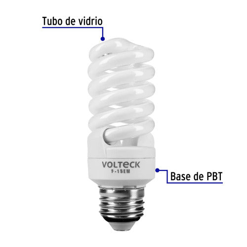 Foco Espiral 15W Mini Voltech - Ahorro Energético