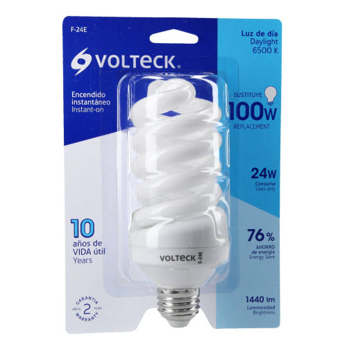 Foco Espiral 24W Voltech - Ahorro Energético