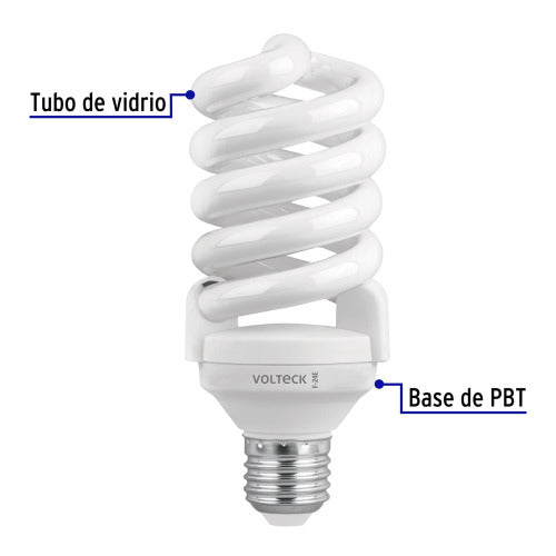 Foco Ahorrador Espiral 28W - Luz Día - Eficiencia Energética