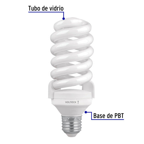Foco Ahorrador 28W Espiral Voltech - Iluminación Eficiente
