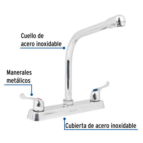 Mezcladora Cobra: Diseño Elegante y Duradero