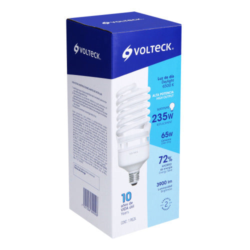 FOCO 65 W ESPIRAL DIAMETRO T4 VOLTECH