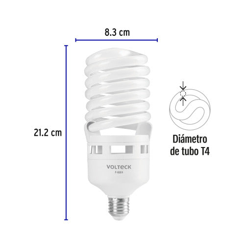 FOCO 65 W ESPIRAL DIAMETRO T4 VOLTECH