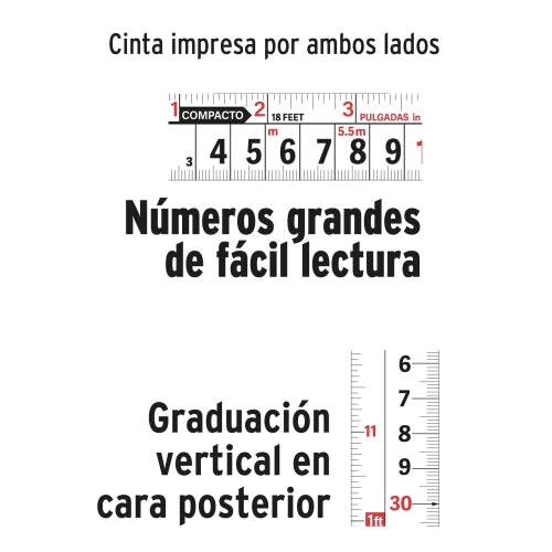 Flexómetro Doble Cara 5m - Precisión y Durabilidad Truper