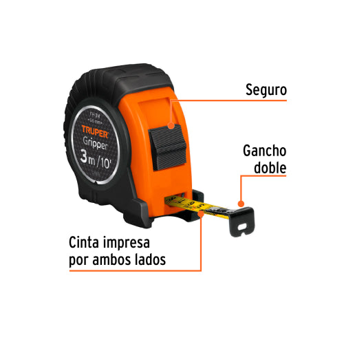 Clip de Palanca Gripper 3m: Sujeción Segura Anti-Impacto