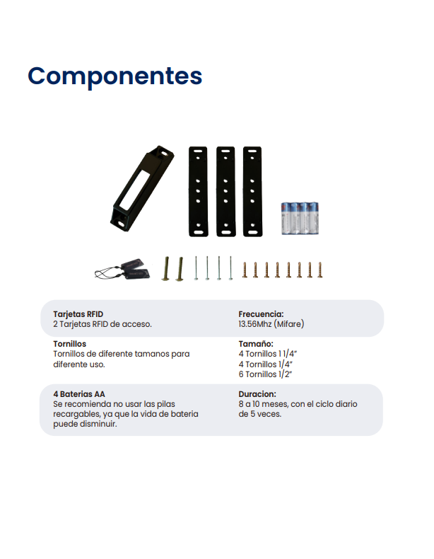 Cerrojo Digital Inteligente M-1200S - Seguridad Avanzada