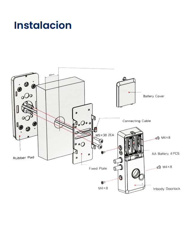 Cerrojo Digital Inteligente M-1200S - Seguridad Avanzada