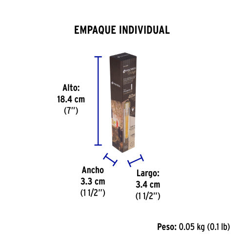 Lámpara Vintage Incandescente 40W - Elegancia Retro