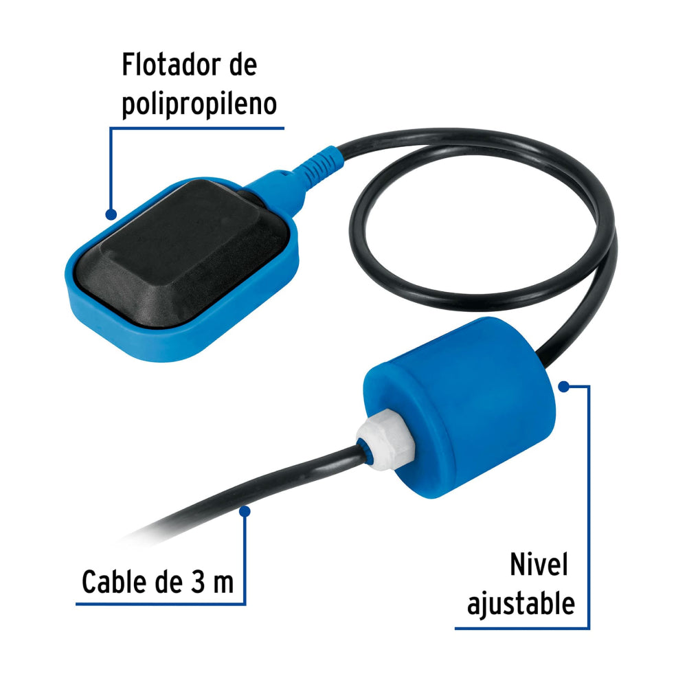 Flotador Eléctrico para Tinaco 3M | Automatiza tu Tanque