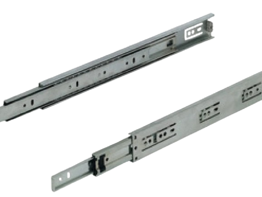 Corredera Ext. Acero Zinc Plata 500mm Häfele - Alta Durabilidad