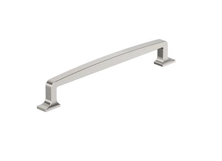 Grifería Westerly Níquel Satinado 128mm - Estilo Moderno