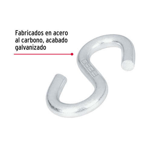 Gancho S para Cable 5/16" - Seguro y Resistente