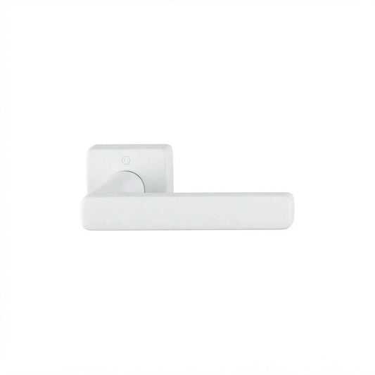 Kit Puerta Paso Dallas Cuadrada Blanco Mate — Hoppe