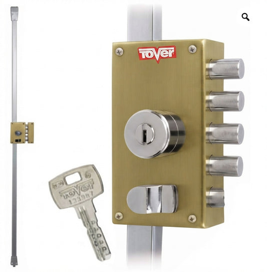 Cerraduras Tover 590D Latonadas - Seguridad Premium