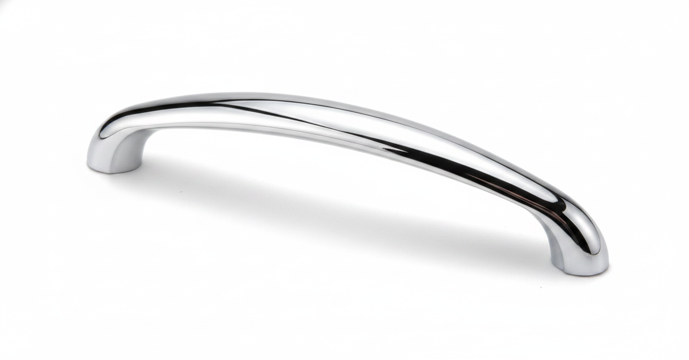 Tirador de Puerta Cromo Brillo | Diseño Elegante