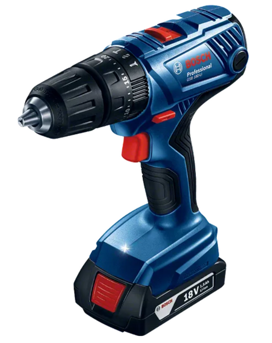 Taladro/Rotomartillo Bosch GSB 180-LI 18V - Potencia Profesional