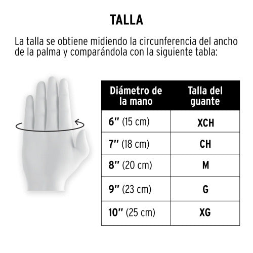 Guantes Nylon para Mecánico - Resistentes y Cómodos - Talla M