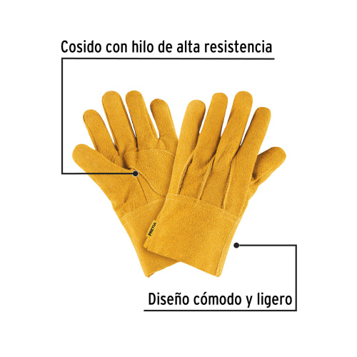 Guante de Carnaza GU-CAC-P | Resistente y Cómodo
