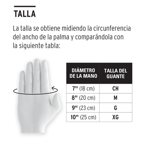 Guantes de Látex Reforzados para Limpieza - Talla Grande