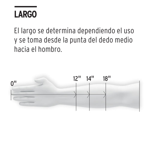 Guante de Limpieza de Nitrilo Verde | Resistentes y Cómodos
