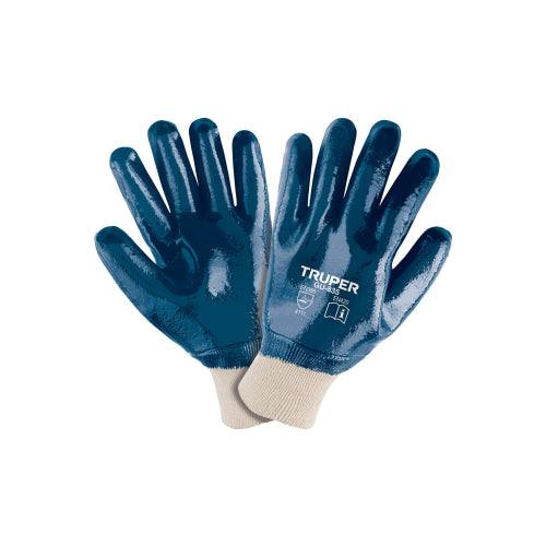 Guantes de Nitrilo Algodón, Puño Calcetín