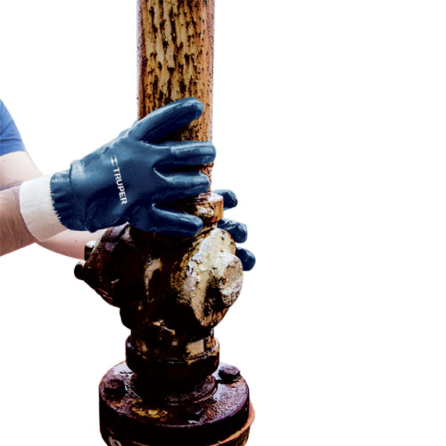 Guantes de Nitrilo Algodón, Puño Calcetín