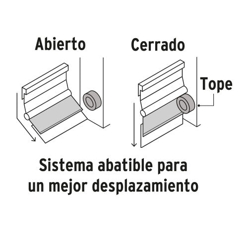 Guardapolvo Automático de Aluminio 100 cm - Protección Duradera