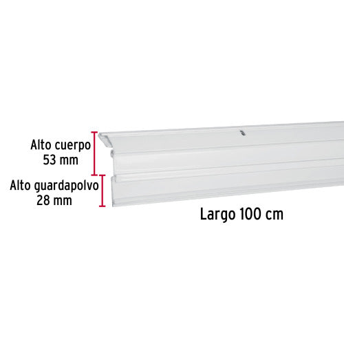 Guardapolvo Automático Blanco 100 cm | Alta Calidad