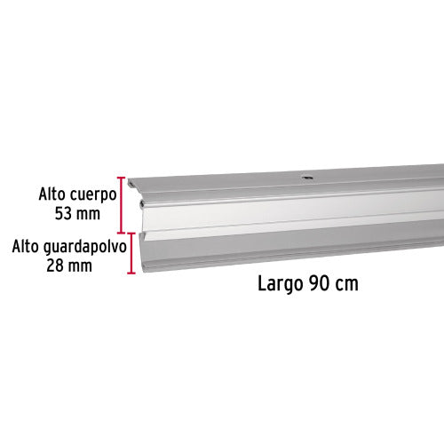 Guardapolvo Automático de Aluminio 90cm | Protección Máxima