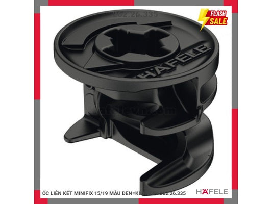 Sistema Minifix Zinc Negro 15/19mm - Häfele