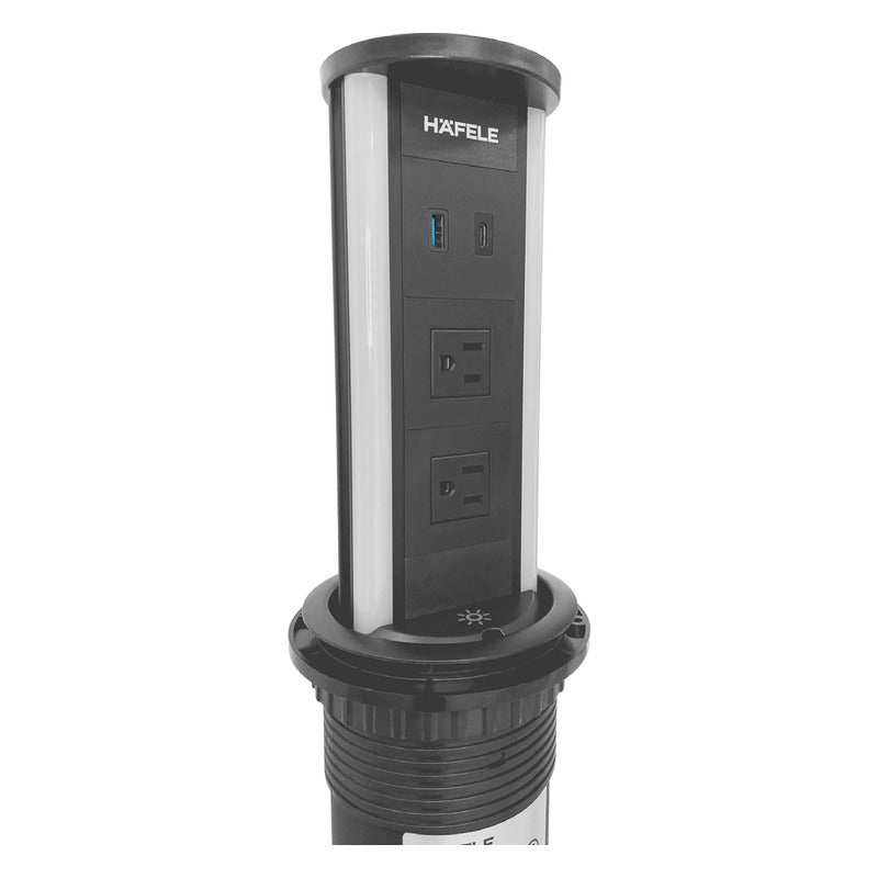 Torre Häfele 822.91.181: Carga Inductiva e Iluminación Integrada