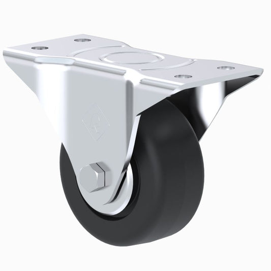 Rodaja Industrial 3ʺ Placa Fija - Alta Resistencia 90 kgs