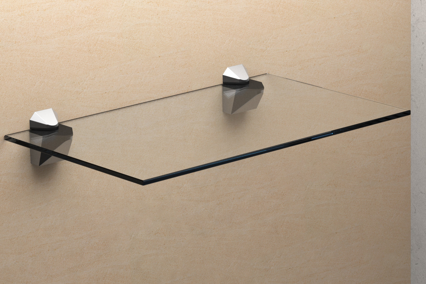 Soporte Cristal 10-12mm - Ideal para Vidrios y Espejos