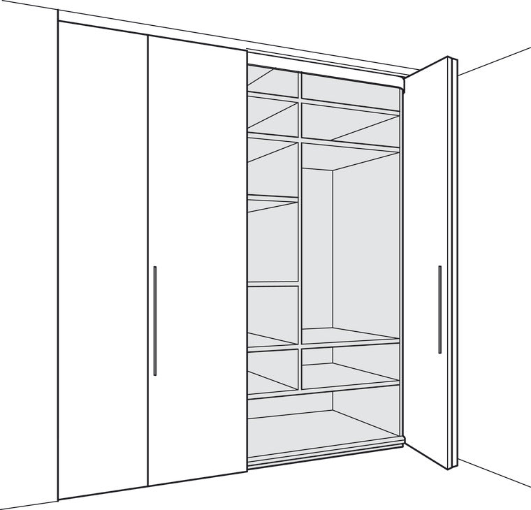 Concepta 25 Folding Table - Ajustable 1250-1850 mm