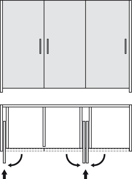 Herraje para Puertas Corredizas Häfele - Calidad Alemana