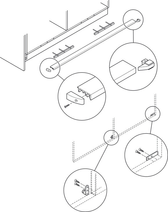 Concepta 25 Folding Table - Ajustable 1250-1850 mm