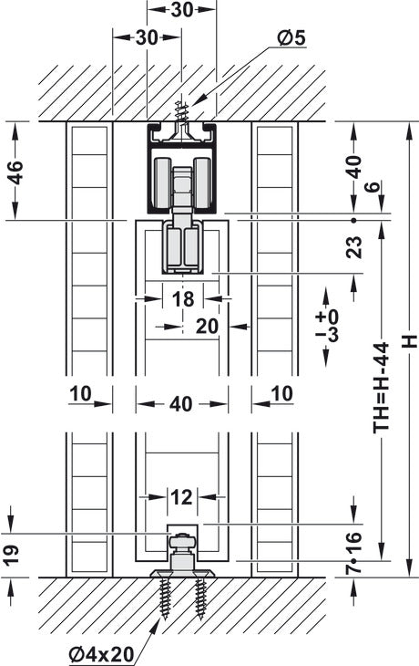Hawa Porta 100 HMT Pocket - Puerta Corrediza Minimalista