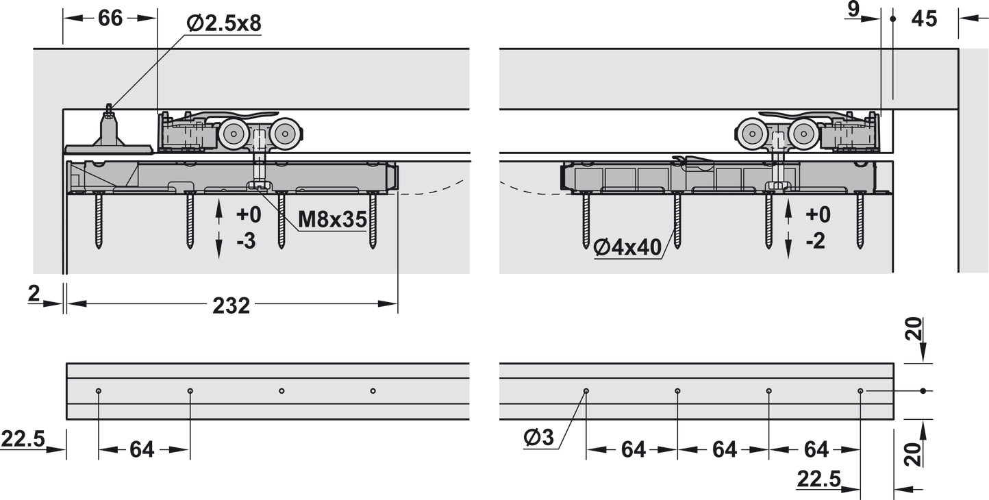 Hawa Porta 100 HMT Pocket - Puerta Corrediza Minimalista
