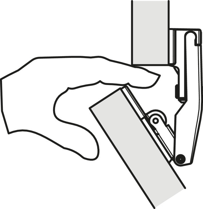 Bisagra Central Häfele Free Fold - Elevación Suave Sin Guía