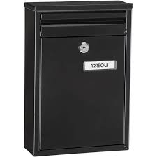 Buzón Zaguan Negro E5754 | Estilo y Seguridad | Arregui