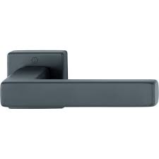 Juego de Manijas Toulon Aluminio Negro Mate Hoppe