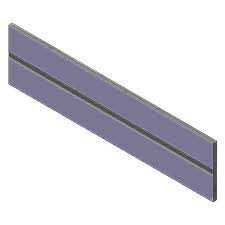 Perfil Separador Transversal Z40L1077A | Aluminio 1077 mm